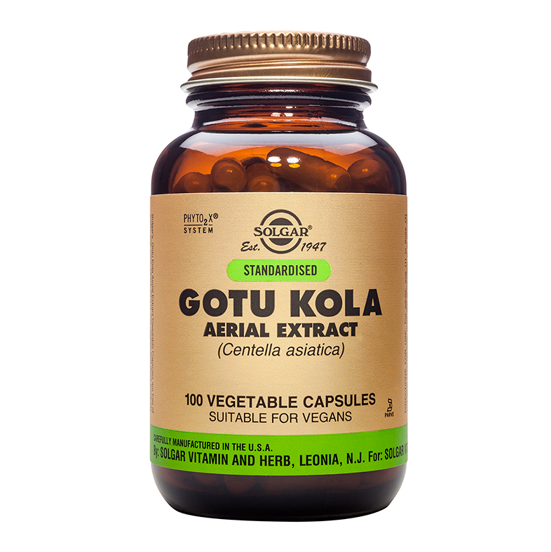 Solgar Gotu Kola Aerial Extract 100veg caps