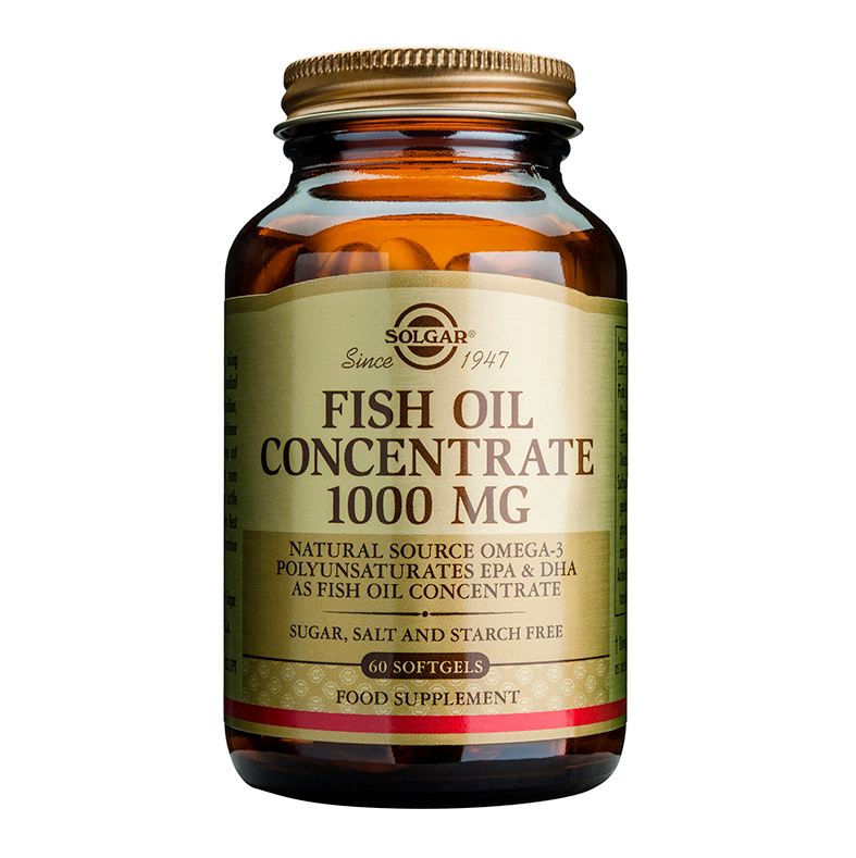 Solgar Fish Oil Concentrate Ιχθυέλαιο 1000mg 60softgels