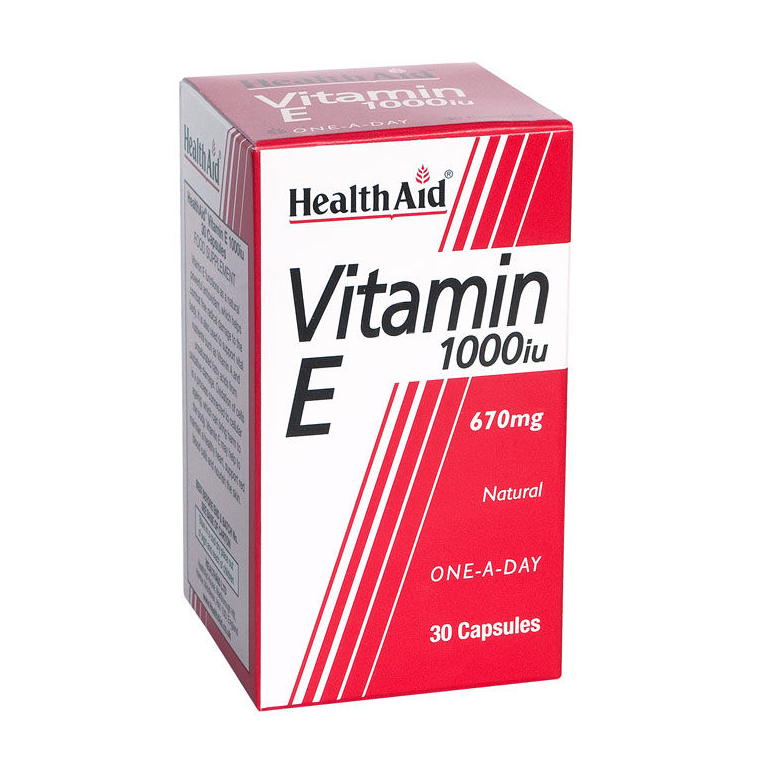 Health Aid Vitamin E Βιταμίνη για Αντιοξειδωτικό 1000iu 670mg 30 κάψουλες