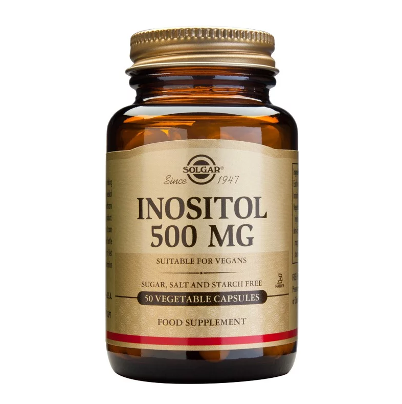 Solgar Inositol Βιταμίνη 500mg 50veg caps