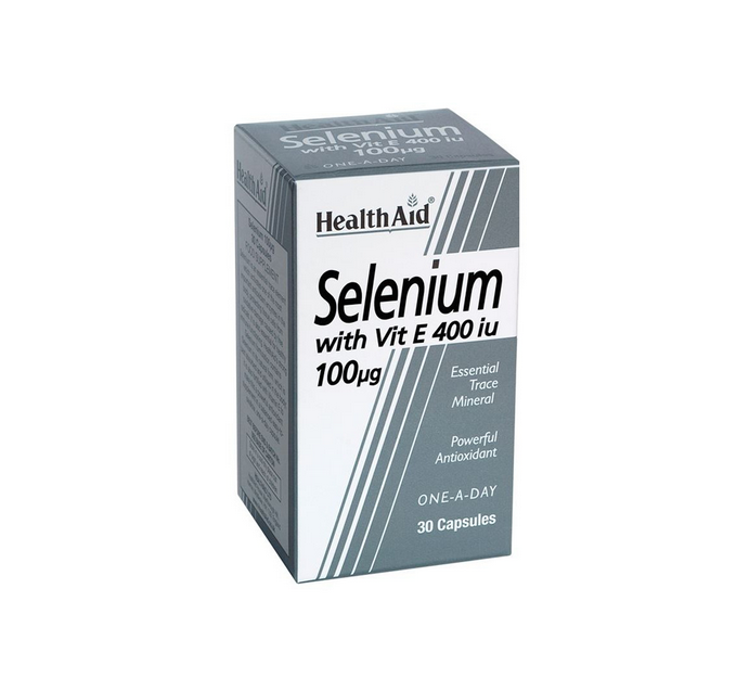 Health Aid Selenium 100mg & Vitamin E 30 κάψουλες