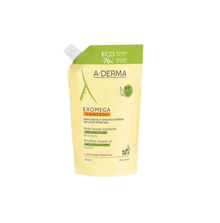 A-Derma Exomega Control Κατάλληλο για Ατοπική Επιδερμίδα 500ml