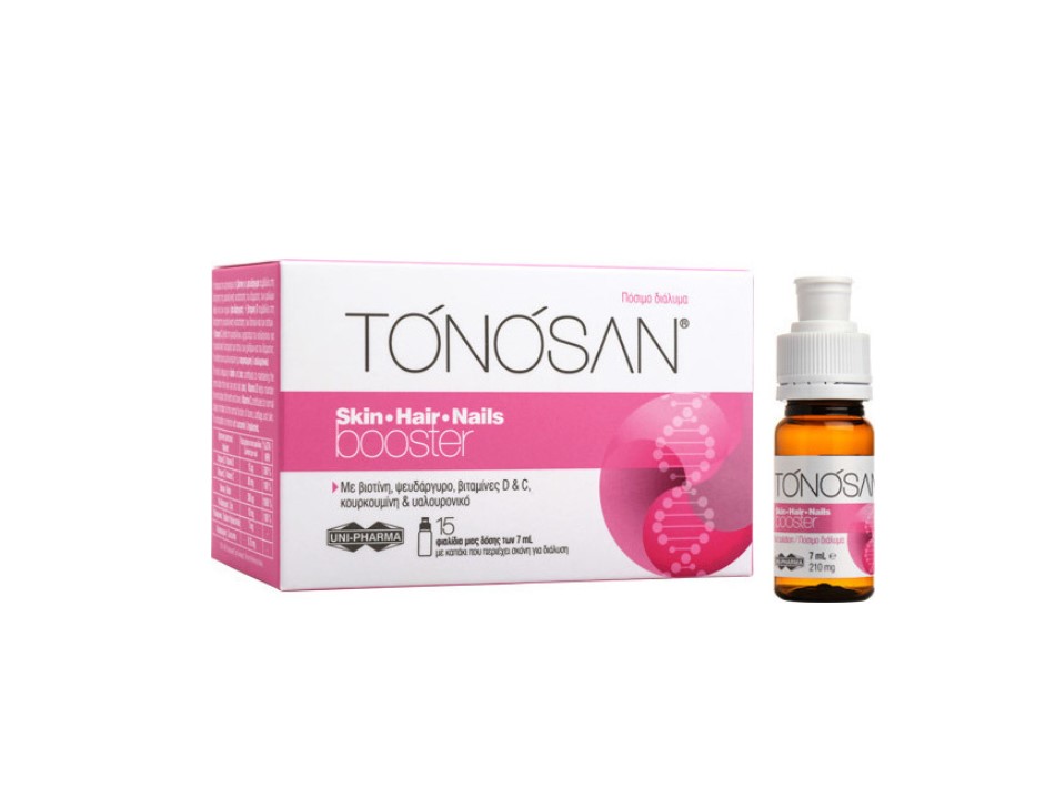 Uni-Pharma Tonosan Skin-Hair-Nails Booster 7ml 15 μερίδες