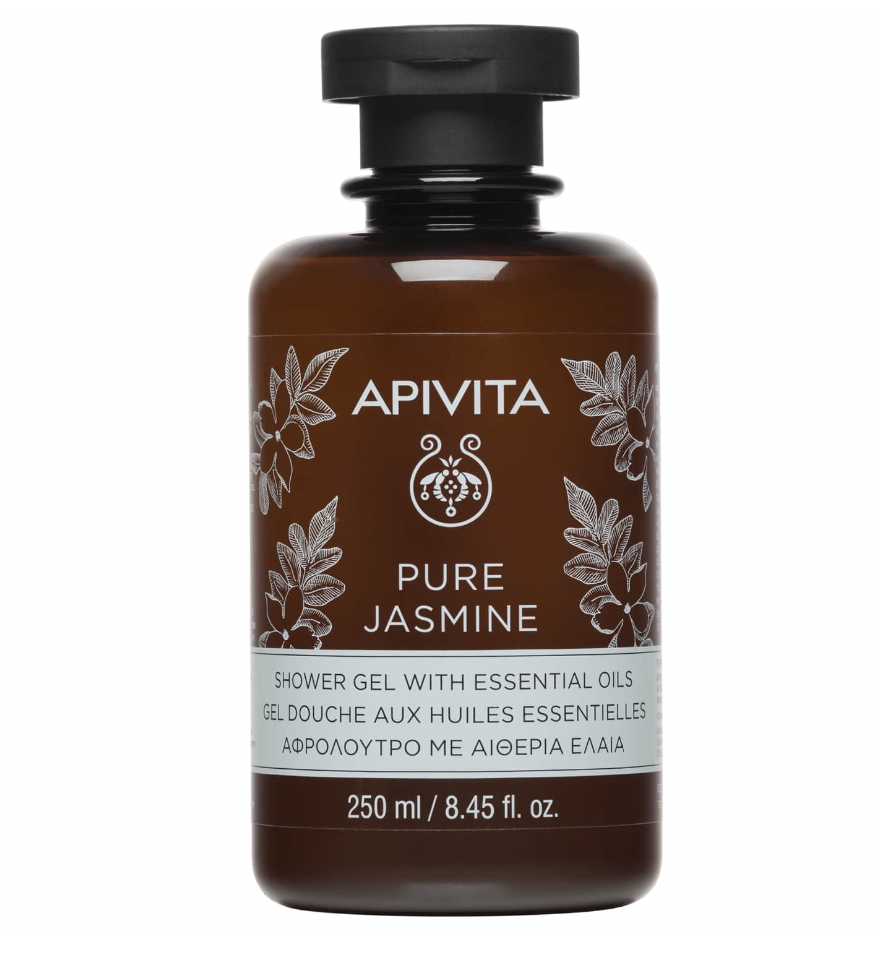 Apivita Pure Jasmine Αφρόλουτρο σε Gel με Aιθέρια Έλαια Γιασεμί 300ml