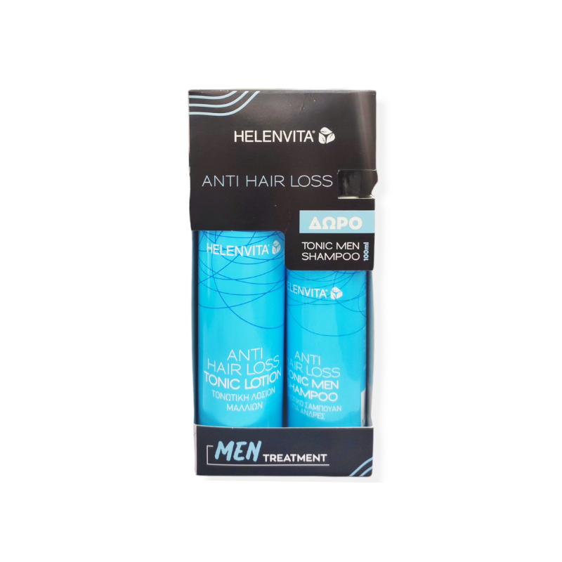 Helenvita Anti Hair Loss Men Σετ Περιποίησης Μαλλιών κατά της Τριχόπτωσης με Σαμπουάν και Λοσιόν 2τμχ