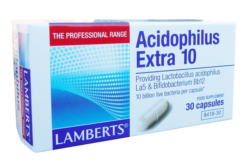 Lamberts Acidophilus Extra 10 Προβιοτικά 30 κάψουλες