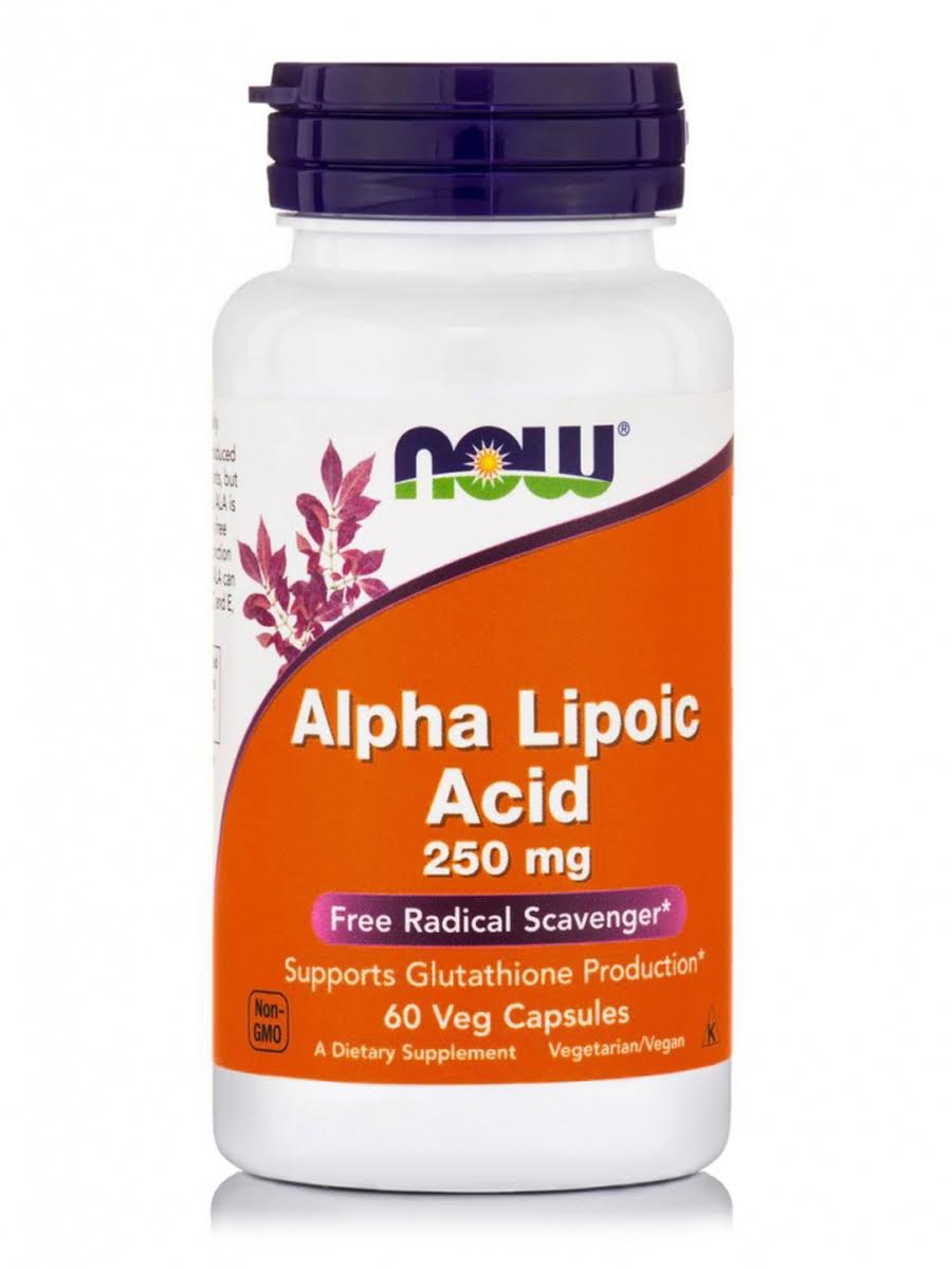 NOW ALPHA LIPOIC ACID 250 MG - 60 VCAPS  