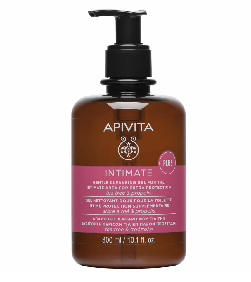 Apivita Intimate Plus Gentle Cleansing Gel Καθαρισμού με Tea Tree & Πρόπολη 300ml