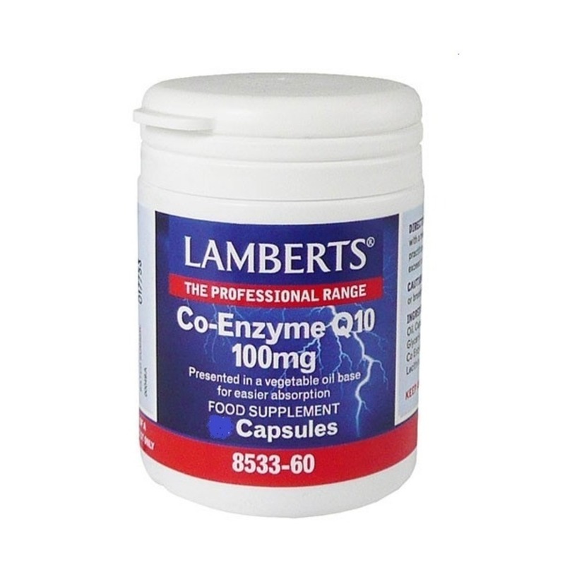 Lamberts Co-Enzyme Q10 100mg Φιαλίδιο 30 μαλακές κάψουλες