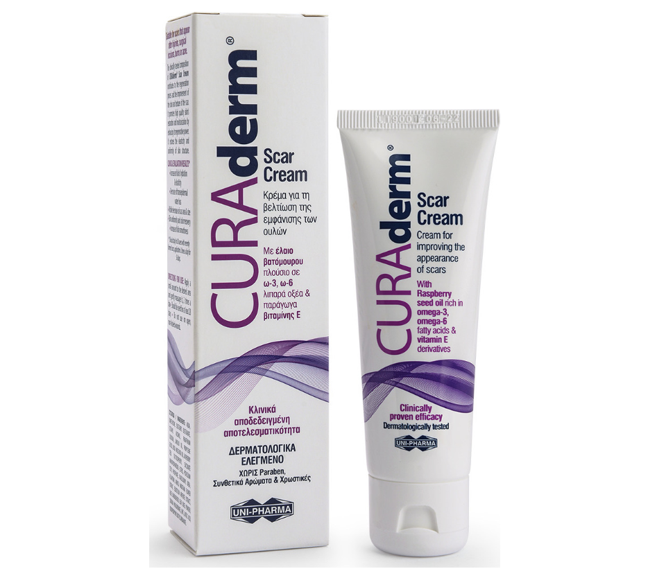 Uni-Pharma CURAderm Scar Cream 50ml