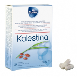 COSVAL KOLESTINA COMPLEX(RED YEAST RICE) 24 CAPS