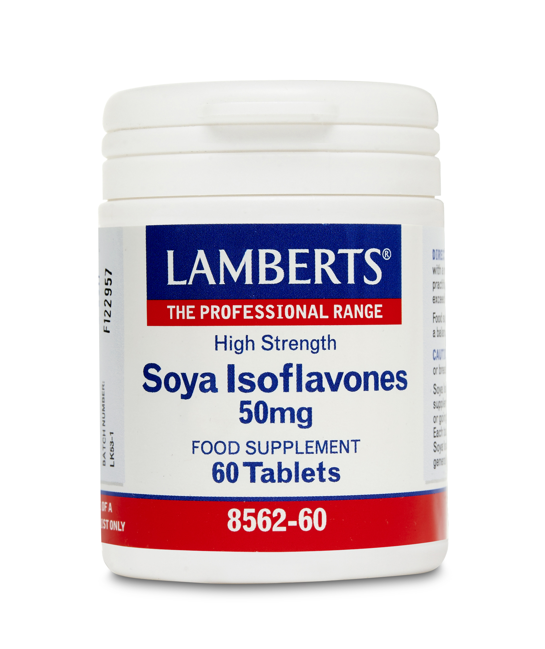 Lamberts Soya Isoflavones 50mg 60 ταμπλέτες