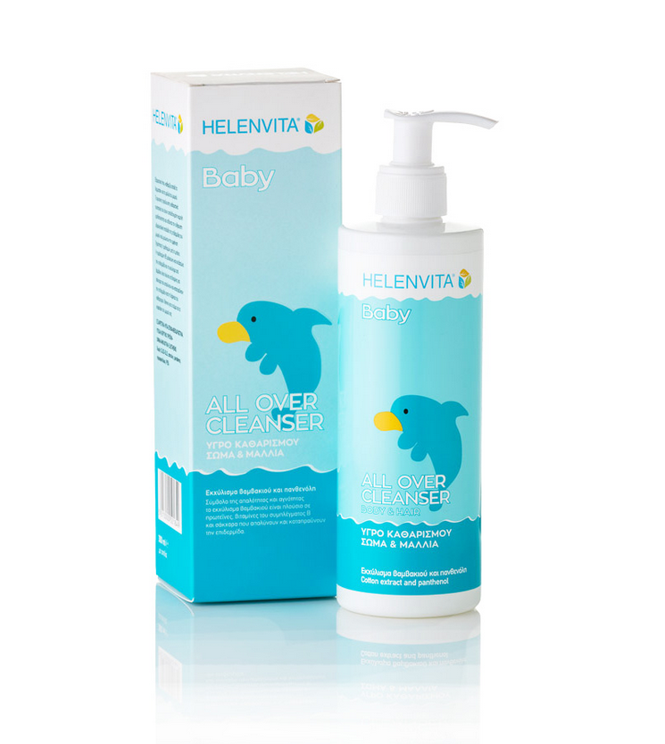 Helenvita Baby All Over Cleanser 300ml με Αντλία