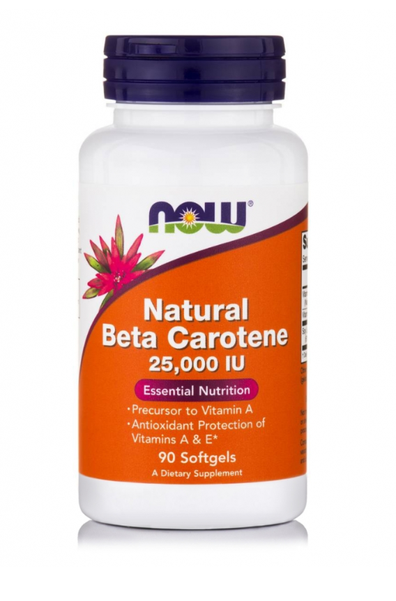 NOW NATURAL BETA CAROTENE 25000  90 SGELS