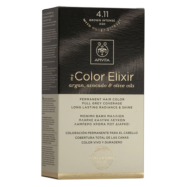 Apivita My Color Elixir 4.11 Καστανό Έντονο Σαντρέ 125ml