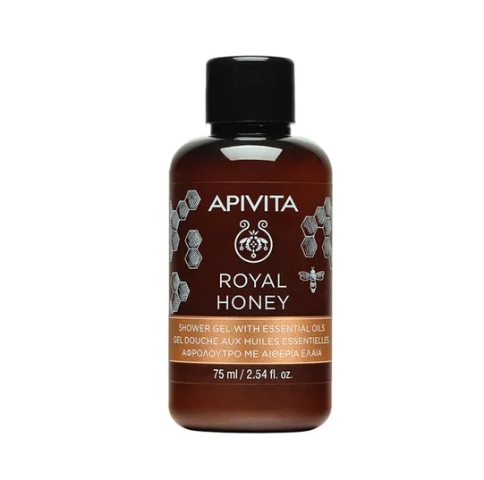 Apivita Royal Honey Κρεμώδες Αφρόλουτρο με Αιθέρια Έλαια 75ml