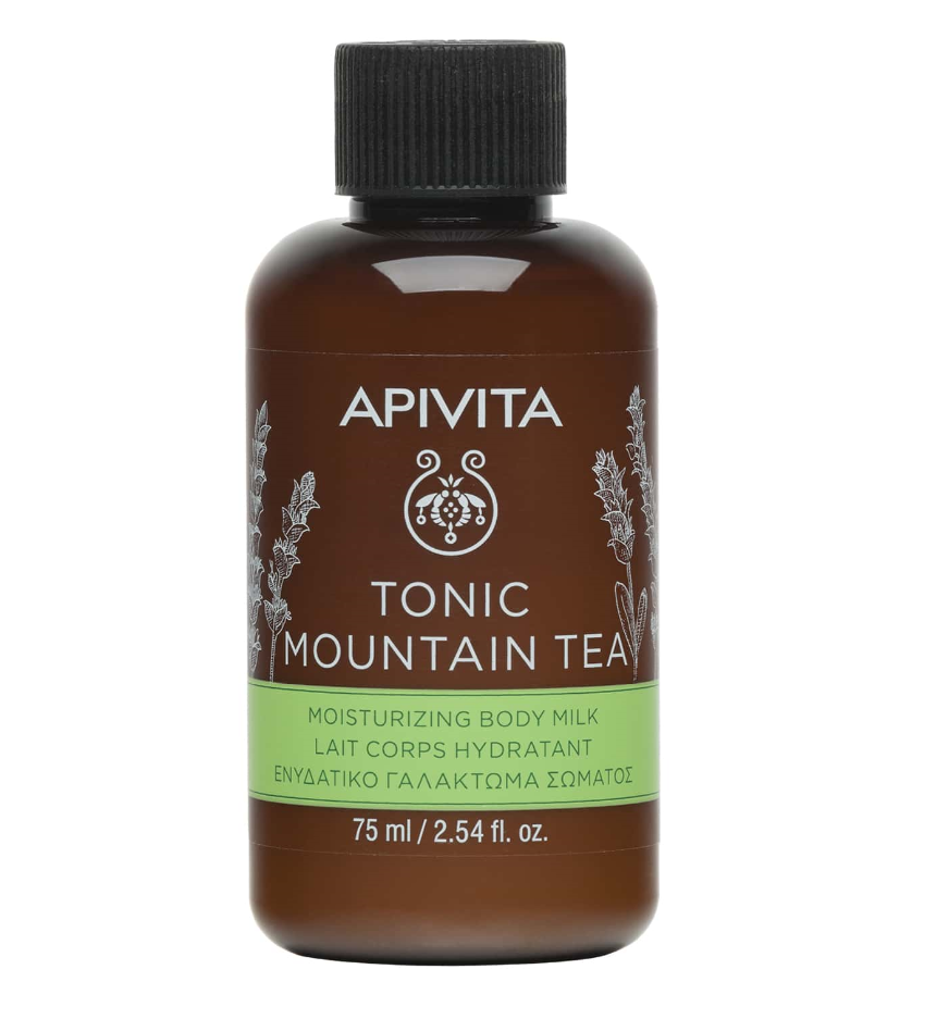 Apivita Tonic Mountain Tea Ενυδατική Lotion Σώματος με Άρωμα Πράσινο Τσάι 75ml