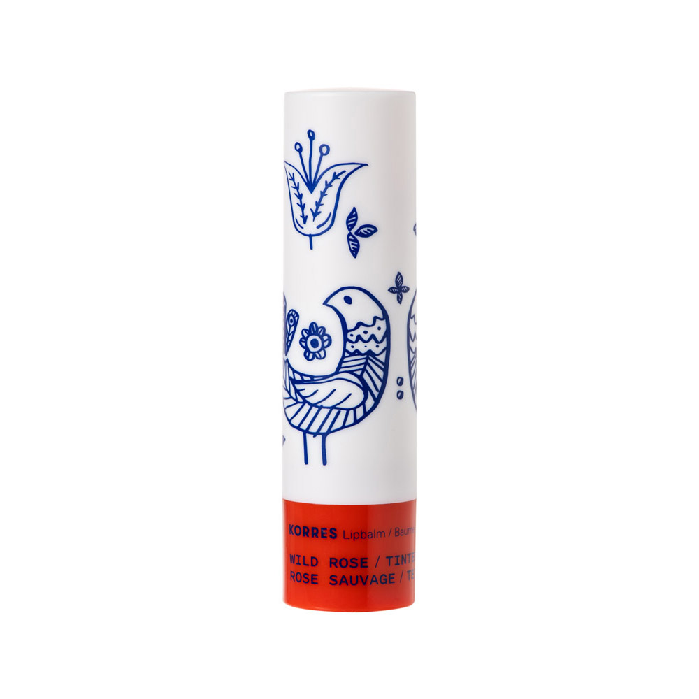 Korres Lip Balm με Χρώμα Wild Rose Tinted 4.5gr