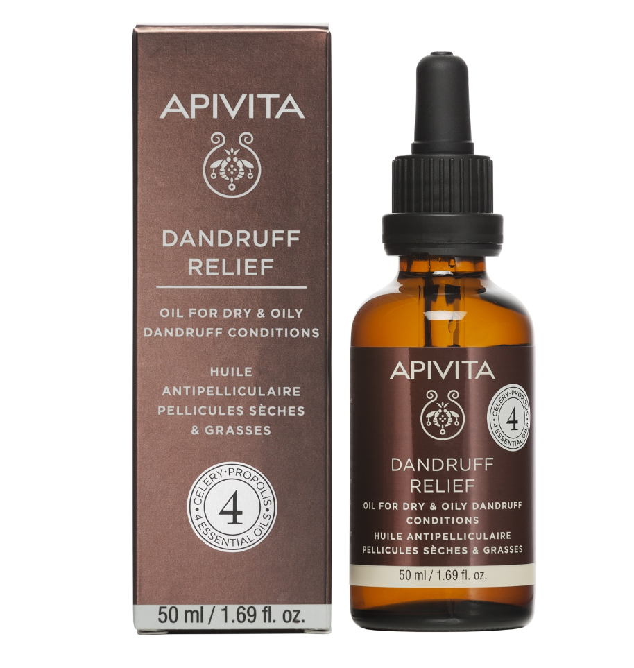 Apivita Dandruff Relief Ξηρό Λάδι Μαλλιών για την Πιτυρίδα 50ml