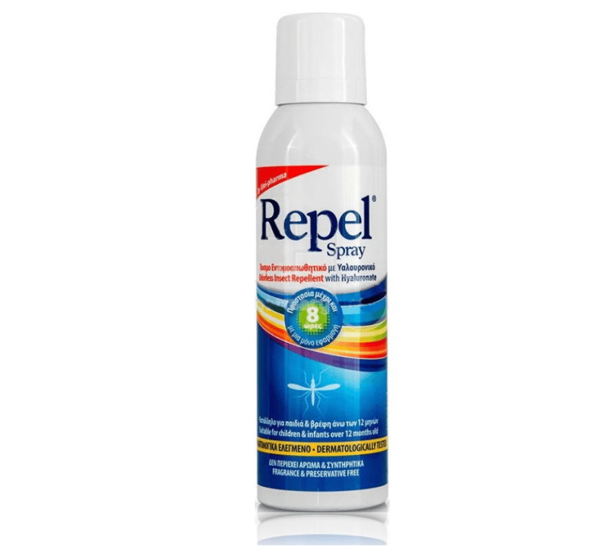 Uni-Pharma Repel Άοσμη Εντομοαπωθητική Λοσιόν σε Spray Κατάλληλη για Παιδιά 150ml