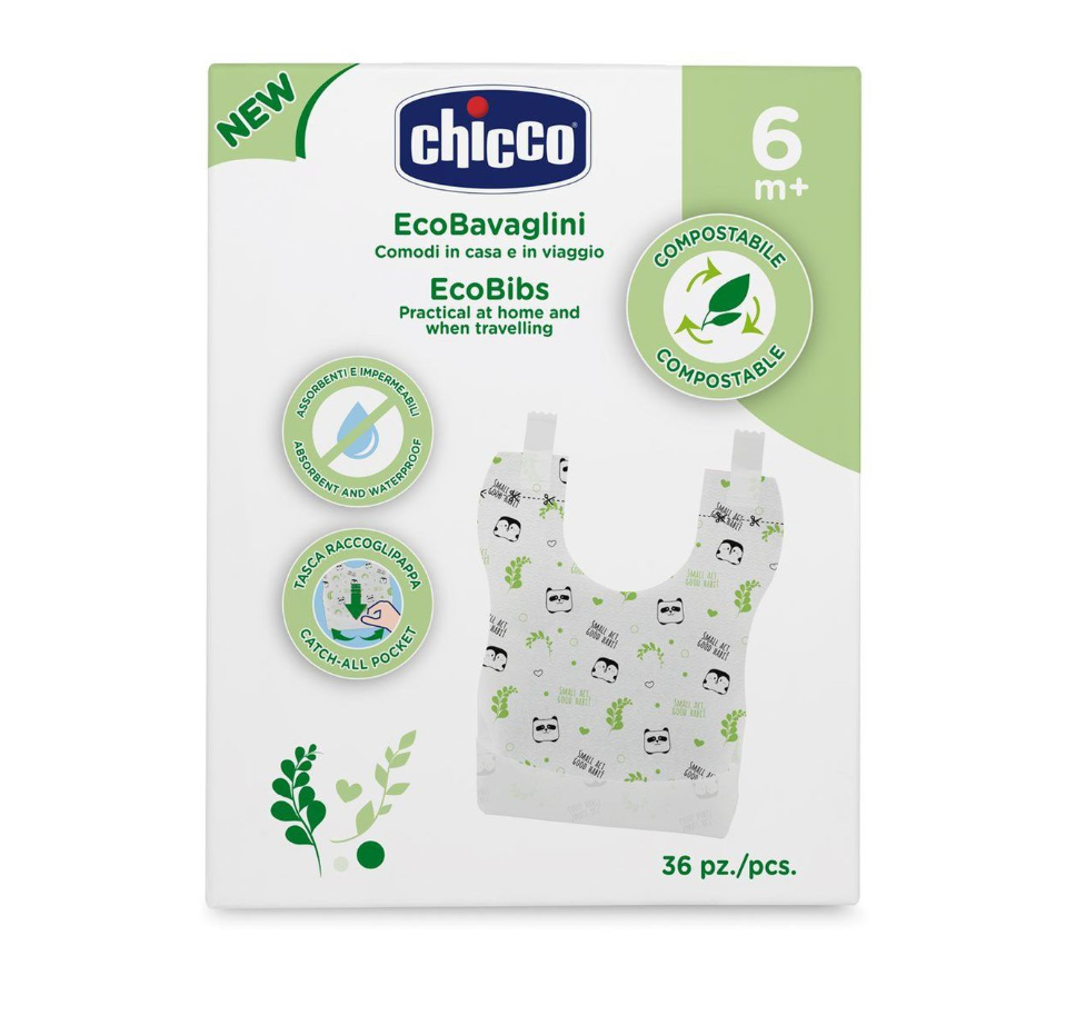 CHICCO ΤΡΑΧΗΛΙΑ ΜΙΑΣ ΧΡΗΣΗΣ 36ΤΜΧ ΒΙΟΔΙΑΣΠΩΜΕΝΗ  