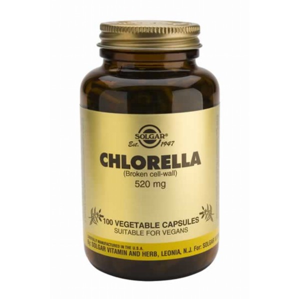 Solgar Chlorella 520mg 100veg caps