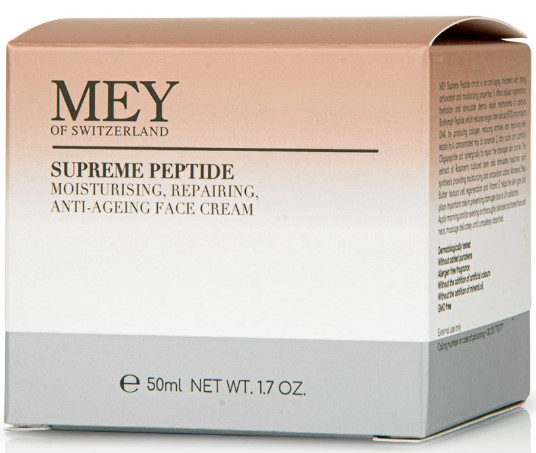 Mey Supreme Peptide 24ωρη Κρέμα Προσώπου για Ενυδάτωση, Αντιγήρανση & Ανάπλαση με Υαλουρονικό Οξύ 50ml