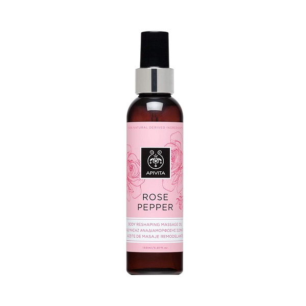 Apivita Rose Pepper Λάδι για Αδυνάτισμα και την Κυτταρίτιδα Body Reshaping Massage 150ml