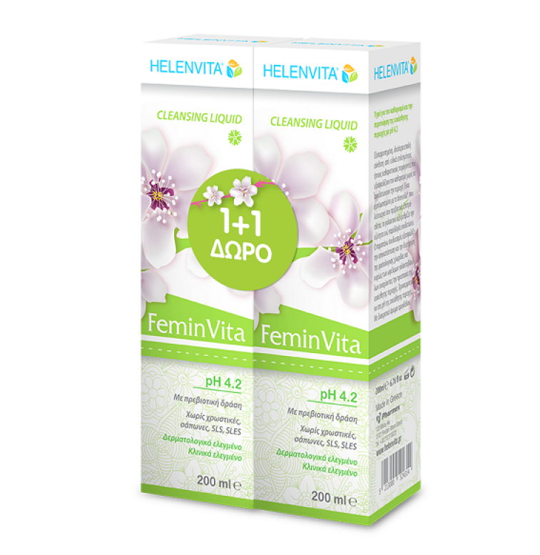 Helenvita Feminvita Υγρό Καθαρισμού 2 x 200ml