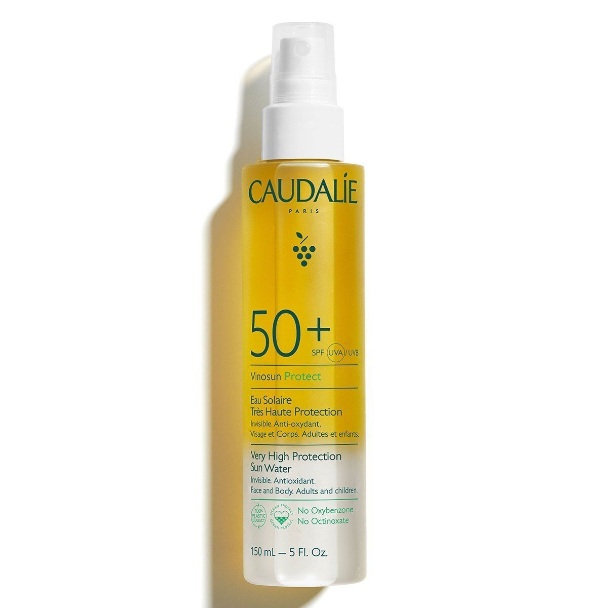 Caudalie Vinosun Protect Very High Protection Water SPF50+ Αντηλιακό Νερό Πολύ Υψηλής Προστασίας 150ml