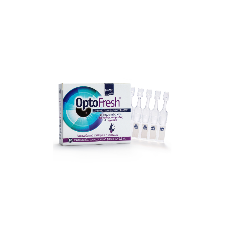 Intermed Optofresh Οφθαλμικές Σταγόνες 10x0.5ml