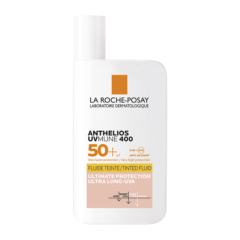 La Roche Posay Anthelios UVmune 400 Tinted Fluid Αντηλιακή Λοσιόν Προσώπου SPF50 με Χρώμα 50ml