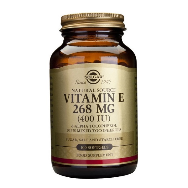 Solgar Vitamin E 400iu 268mg Αντιοξειδωτικό 50softgels