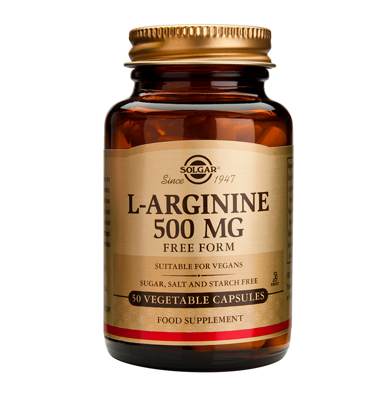 Solgar L-Arginine 500mg Free Form 50veg caps