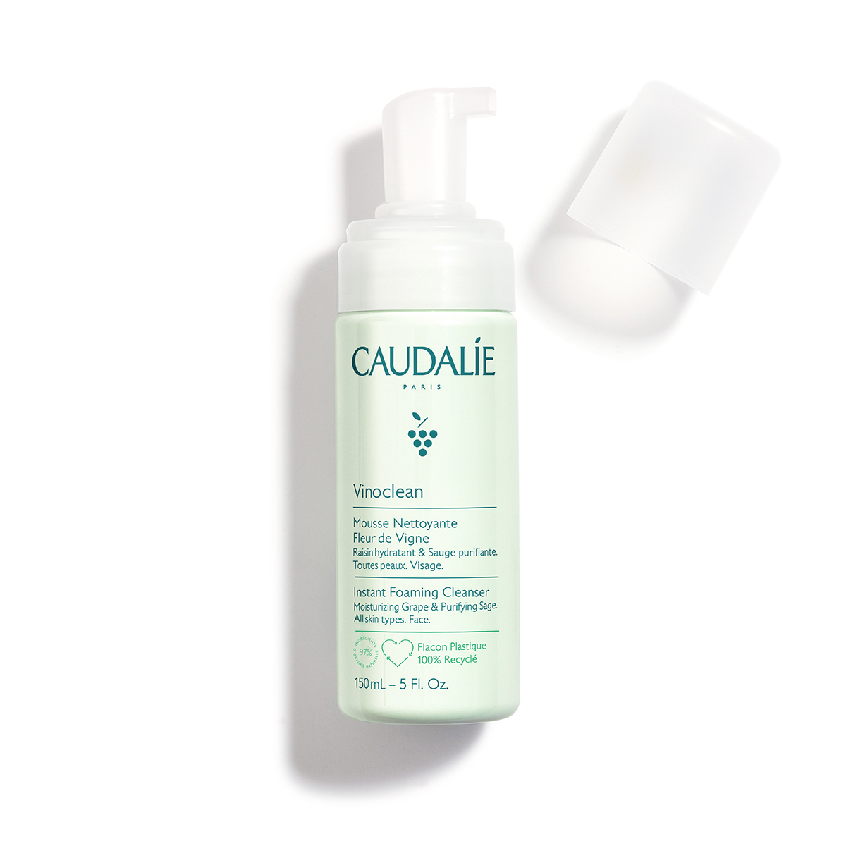 Caudalie Αφρός Καθαρισμού Vinoclean Instant Foaming Cleanser 150ml