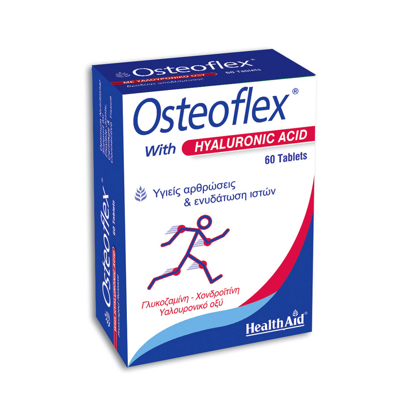 Health Aid Osteoflex with Hyaluronic Acid Συμπλήρωμα για την Υγεία των Αρθρώσεων 60 ταμπλέτες