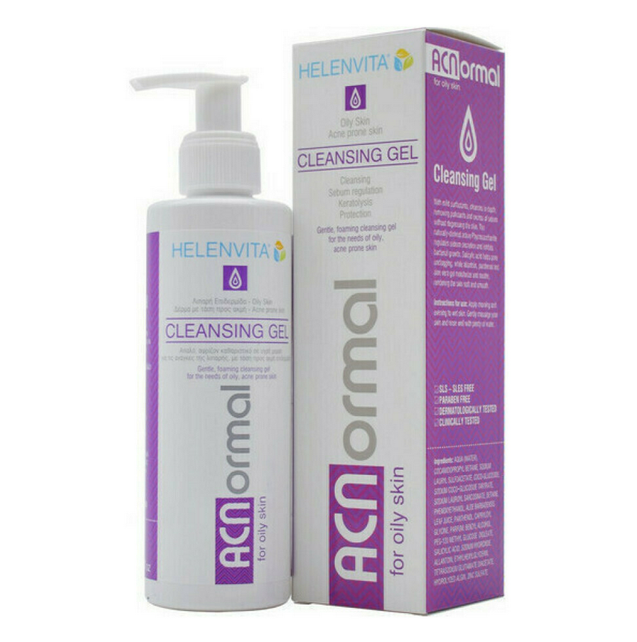 Helenvita Gel Καθαρισμού Acnormal για Λιπαρές Επιδερμίδες 400ml