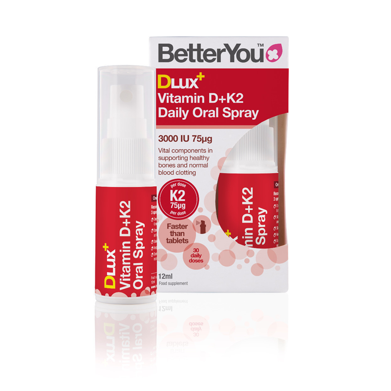 BetterYou DLux+ Vitamin D+K2 Βιταμίνη για Ανοσοποιητικό 3000iu 12ml