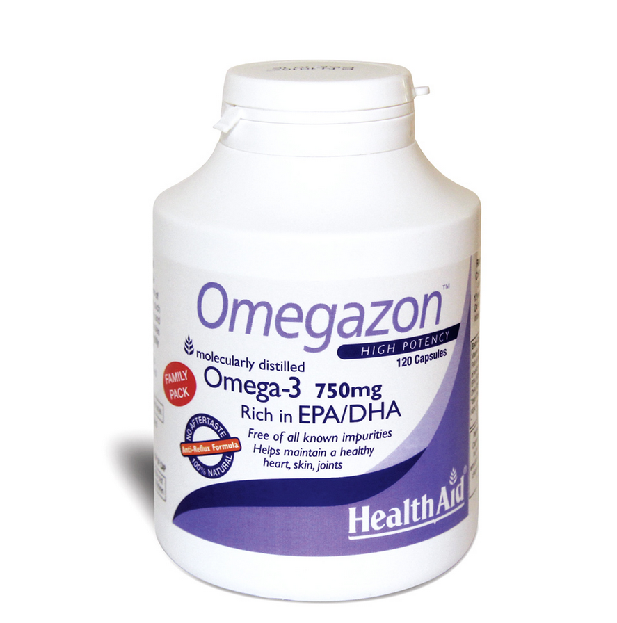 Health Aid Omegazon Ιχθυέλαιο 750mg 120 κάψουλες