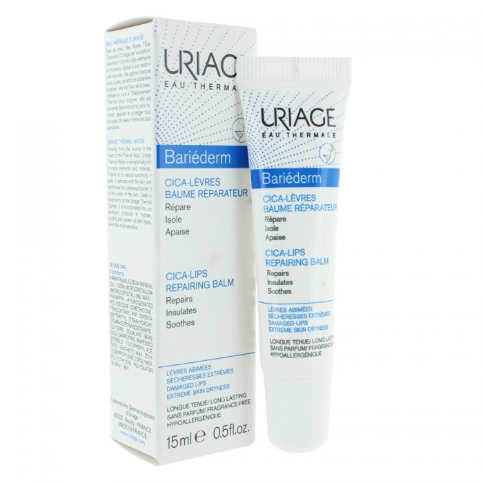 Uriage Bariederm Cica Levres Lip Balm 15ml