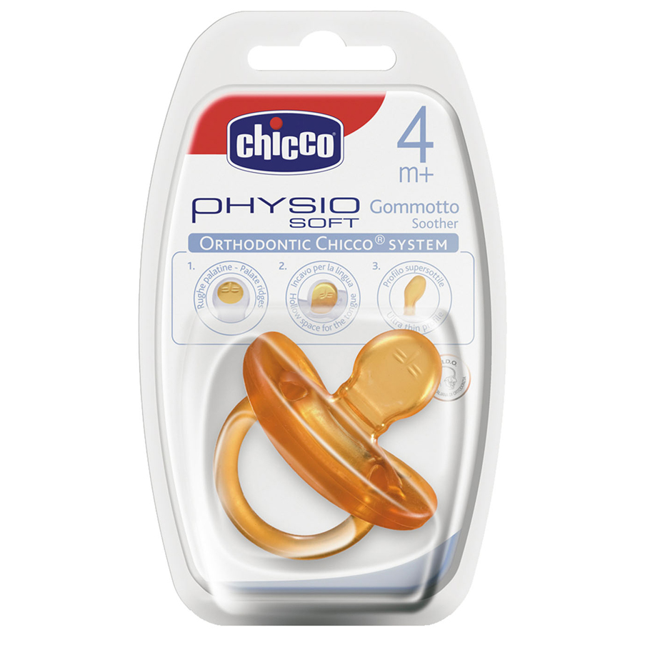 Chicco Πιπίλα Καουτσούκ για 4+ μηνών