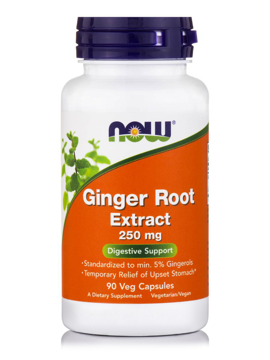 NOW GINGER ROOT EXTRACT 250 MG 90 VCAPS  