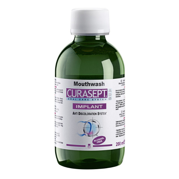 Curasept ADS Implant 220 Chlorhexidine 0.2% + PVP 200ml