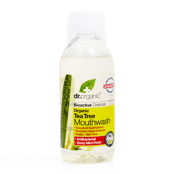 DR.ORGANIC Tea Tree Mouthwash 500ml