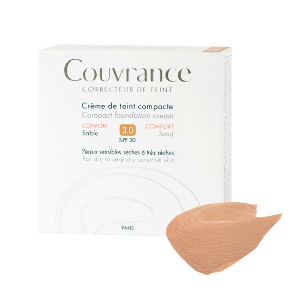 Avene Couvrance Creme de teint compacte CONFORT SPF30 Sable 3.0 10g