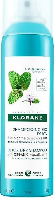 Klorane Aquatic Mint Ξηρό Σαμπουάν για Βαθύ Καθαρισμό για Ξηρά Μαλλιά 150ml