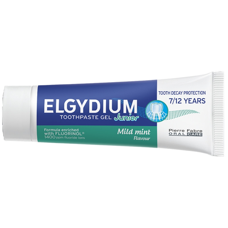 Elgydium Οδοντόκρεμα Junior 50ml 1400 ppm με Γεύση Mild Mint για 7+ χρονών