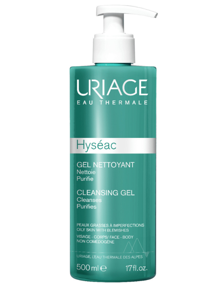 Uriage Gel Καθαρισμού Hyseac για Λιπαρές Επιδερμίδες 500ml