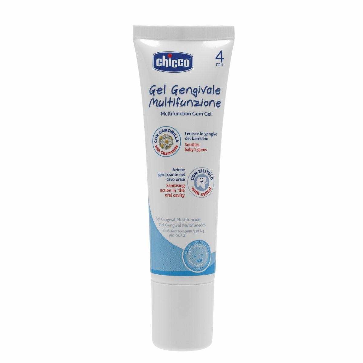 Chicco Moments Multifunction Gum Gel Προϊόν για Ανακούφιση Ούλων 30ml 4m+