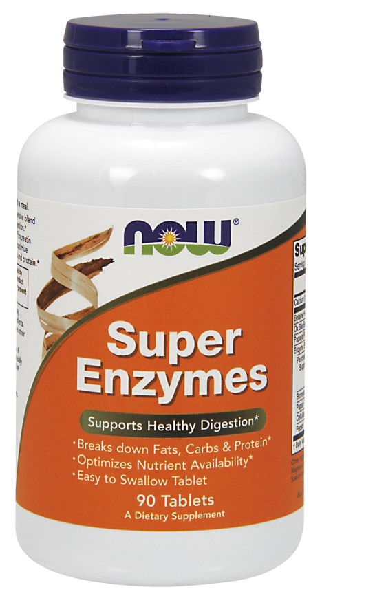 NOW SUPER ENZYMES  90 TABS